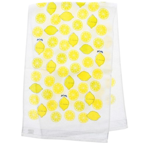 レモン柄タオル